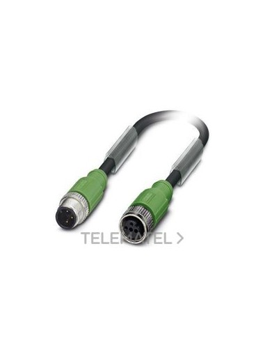 CBL.SAC-3P-M12MS/0,6-PUR/M12FS SH SOR