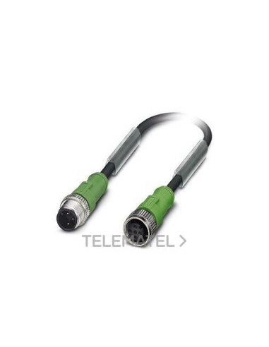 CBL.SAC-3P-M12MS/0,6-PUR/M12FS B SOR