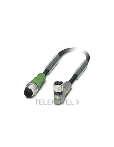 CBL.SAC-3P-M12MS/0,6-PUR/M 8FR-2L SOR