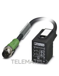 CABLE SAC-3P-M12MS/0,6-PUR/BI-1L-Z