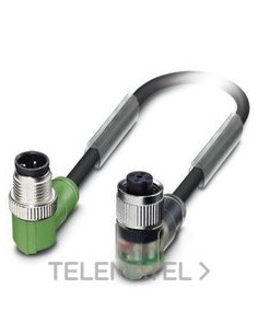 CABLE SAC-3P-M12MR/1,5-PUR/M12FR-2LB