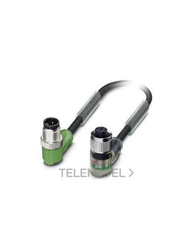 CABLE SAC-3P-M12MR/1,5-PUR/M12FR-2LB