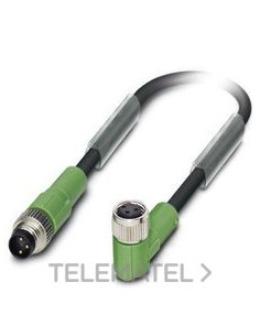 CABLE SAC-3P-M 8MS/1,0-PUR/M 8FR
