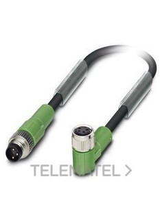 CABLE SAC-3P-M 8MS/1,0-PUR/4P-M 8FR