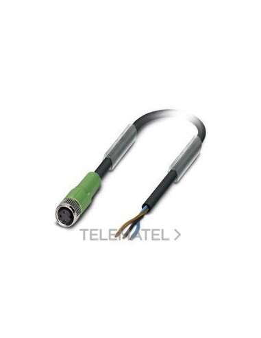 CABLE SAC-3P-10,0-PVC/M 8FS NEGRO