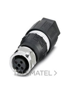 CONECTOR ENCHBL.SACC-M12FS-4QO-0,75-VA