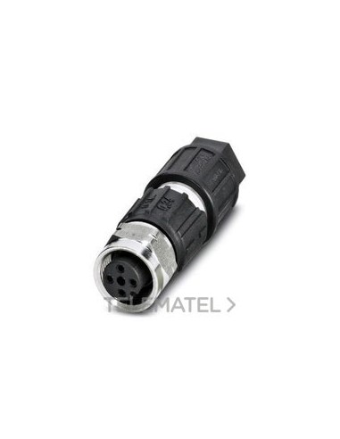 CONECTOR ENCHBL.SACC-M12FS-4QO-0,34-VA
