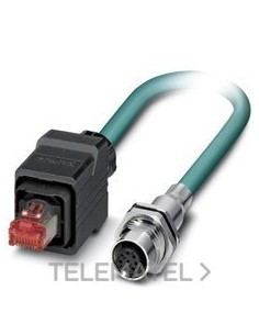 CABLE ETH.VS-M12FSBP-PPC/PL-94B-LI/5,0