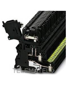 BORNE UT4-PE/HESI(5X20)6,2mm P/FUS.BK