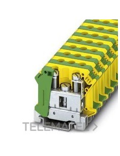 BORNE DE TIERRA UTI35-PE 15mm YE GN