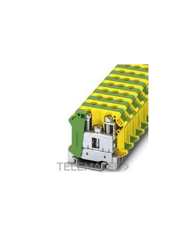 BORNE DE TIERRA UTI35-PE 15mm YE GN