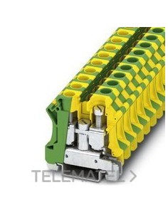 BORNE DE TIERRA UTI16-PE 12,2mm YE GN