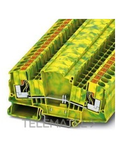 BORNE TIERRA PTMED-6-PE 0,5-10mm² AM/GN