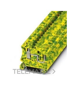 BORNE DE CARRIL PARA FUSIBLE UT-6/1P-PE