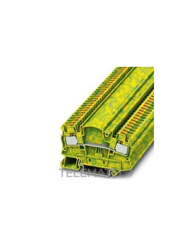 BORNE TIERRA PTMED-4-PE 0,2-6mm² AM/GN