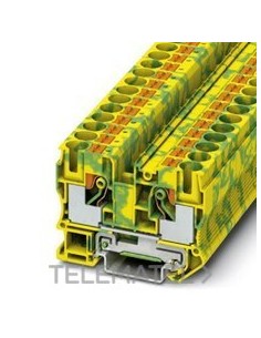 BORNE DE TIERRA PT-10-PE 0,5-16mm² AM/GN