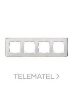 MARCO 4 ELEMENTOS BLANCO BASE CAVA