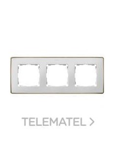 MARCO 3 ELEMENTOS BLANCO BASE CAVA