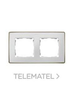 MARCO 2 ELEMENTOS BLANCO BASE CAVA