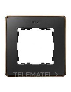 MARCO 1 ELEMENTOS NEGRO MATE BASE COBRE