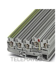 BORNE STIO 2,5/4-PE/2B/L-LA24RD/O-M