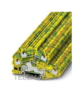 BORNE PTTBS1,5/S-PE 0,14-1,5mm² AM/GN