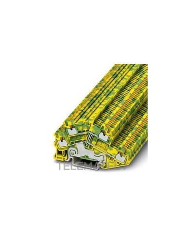 BORNE PTTBS1,5/S-PE 0,14-1,5mm² AM/GN