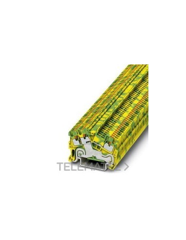 BORNE PTS1,5/S-TWIN-PE 0,14-1,5mm² AM/GN