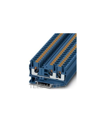 BORNE DE PASO PT-6-TWIN-BU 0,5-10mm² BU