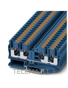 BORNE PASO PT-6-QUATTRO-BU 0,5-10mm² BU