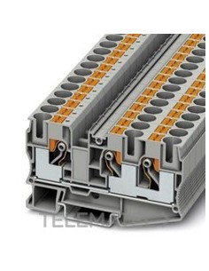 BORNE DE PASO PT-10-TWIN 0,5-16mm² GY