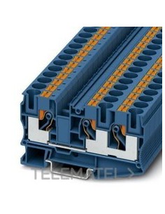 BORNE DE PASO PT-10-TWIN-BU 0,5-16mm² BU