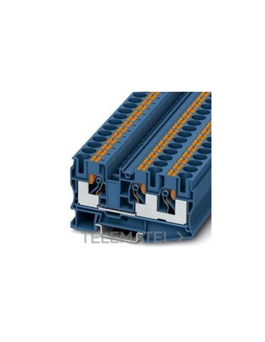 BORNE DE PASO PT-10-TWIN-BU 0,5-16mm² BU