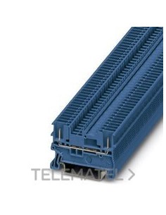 BORNE PASO PT 1,5/S/2P-BU 0,14-1,5mm² BU