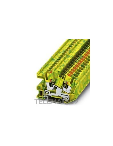 BORNE INST.PTI-6-PE 0,5-10mm² AM/GN