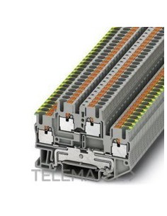 BORNE DE DOBLE PISO PITTB 2,5-PE/L GY