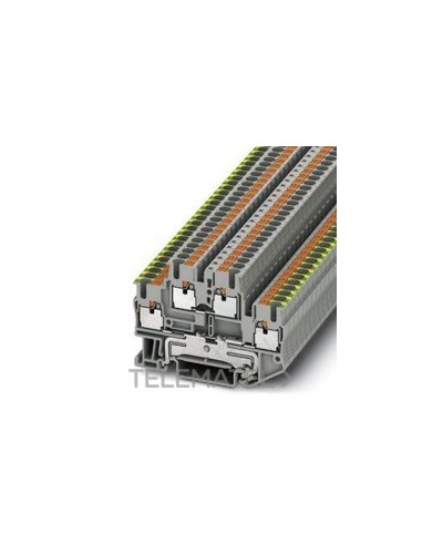 BORNE DE DOBLE PISO PITTB 2,5-PE/L GY