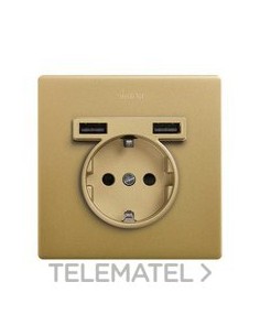 KIT MONOBLOCK SIMON 270 schuko+2 CAR.USB