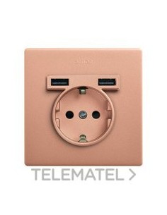 KIT MONOBLOCK SIMON 270 schuko+2 CAR.USB