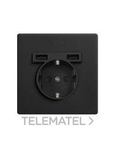 KIT MONOBLOCK SIMON 270 schuko+2 CAR.USB