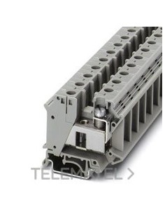 BORNE DE CARRIL PASO UTI35 15,2mm GY