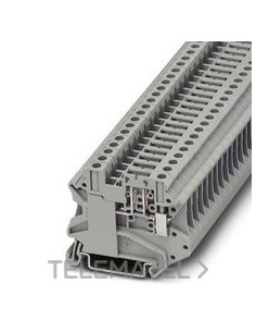 BORNE DE CARRIL PASO UT4-PE/TG-P/P GY