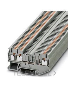 BORNE DE CARRIL PASO PIT2,5-TWIN-TG GY