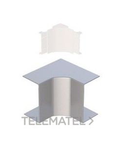 ANGULO INTERIOR 50x100 U24X PVC ALUMINIO