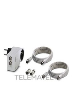 ADAPTADOR T.CTE.MNT-TV-SAT D/WH