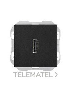 CONECTOR SIMON 270 H-H HDMI NEGRO MATE