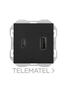 CAR.SIMON 270 USB DBL.3,1A TIPO A+C QUIC