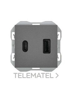 CAR.SIMON 270 USB DBL.3,1A TIPO A+C QUIC