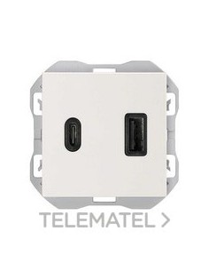 CAR.SIMON 270 USB DBL.3,1A TIPO A+C QUIC