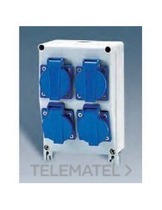 CAJA COMBINACIÓN SIMON 17 2P+TT 16A 230V